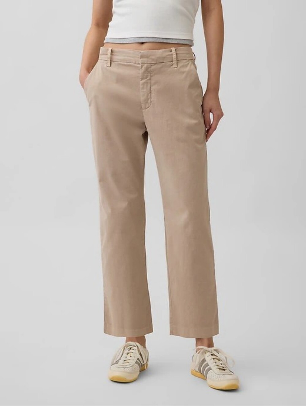 Gap Downtown Khaki Mid Rise Size 14 Mojave Tan